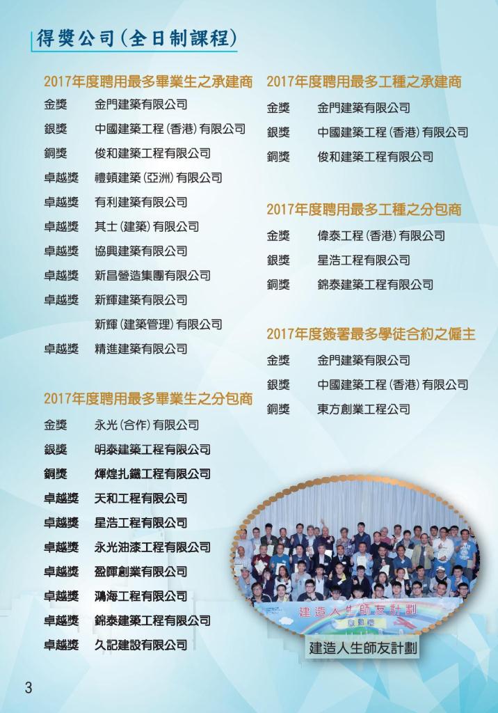 2017年度僱主午餐會暨嘉許典禮