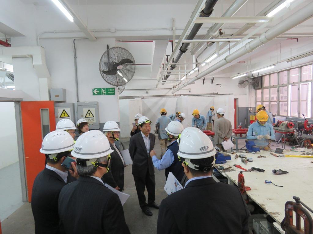 The Hong Kong Registered Contractors Association visits HKIC Kowloon Bay Campus