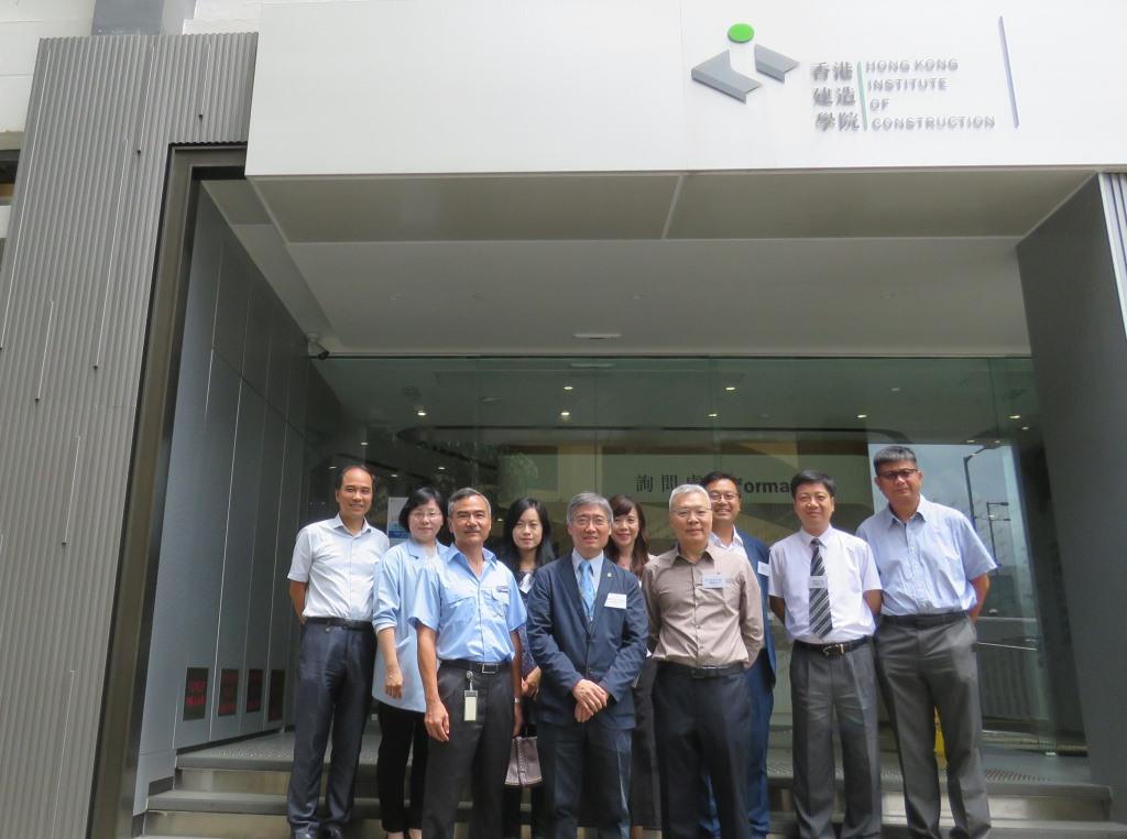 九龍樂善堂校長到訪香港建造學院