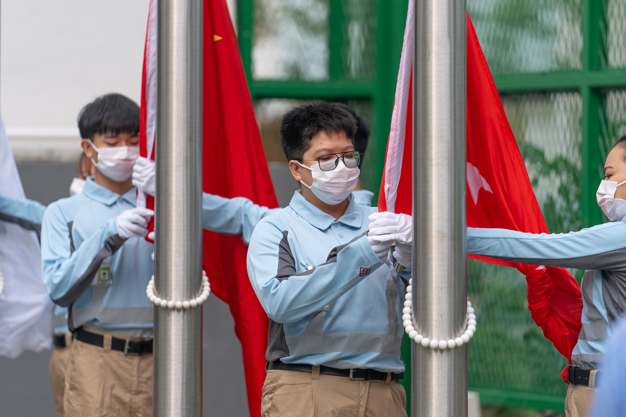 香港建造學院慶祝中華人民共和國國慶日升旗儀式