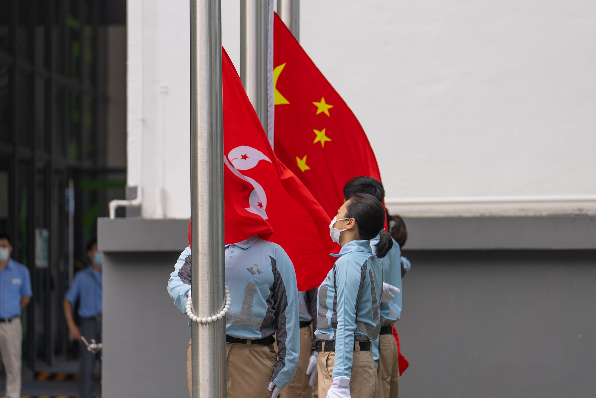 香港建造學院慶祝中華人民共和國國慶日升旗儀式