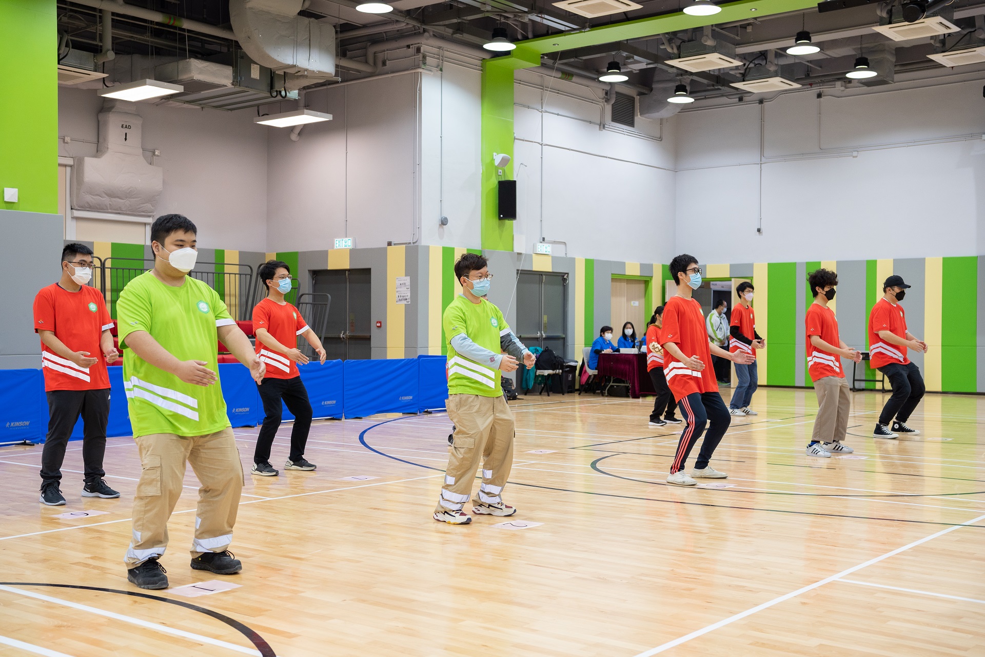 香港建造學院健身氣功八段錦比賽
