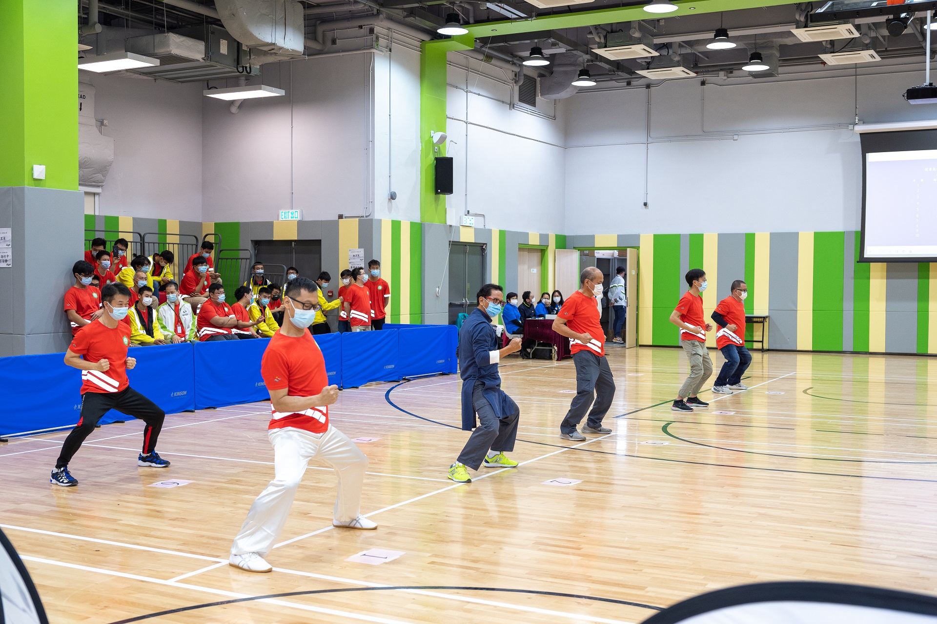 香港建造學院健身氣功八段錦比賽
