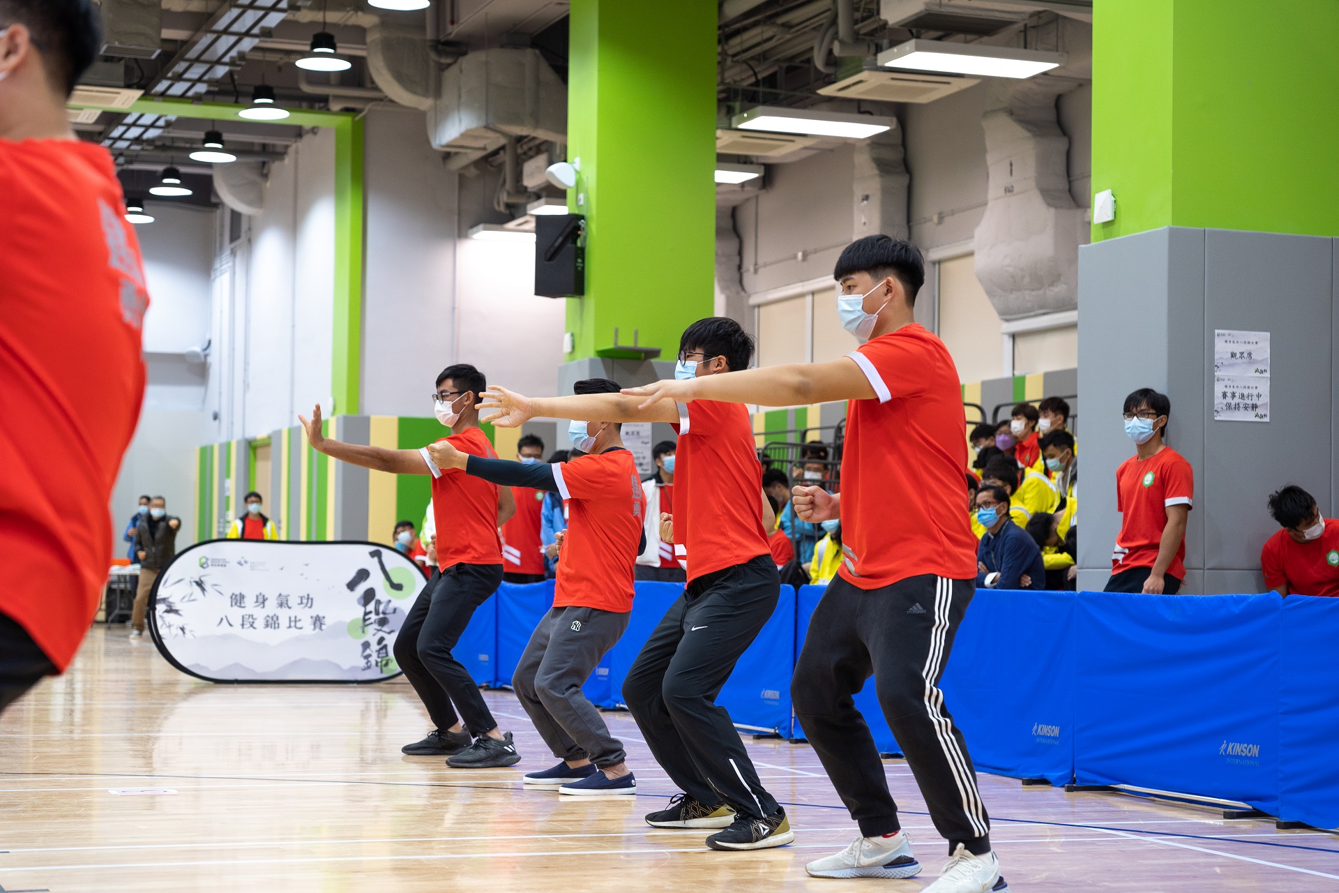 香港建造學院健身氣功八段錦比賽