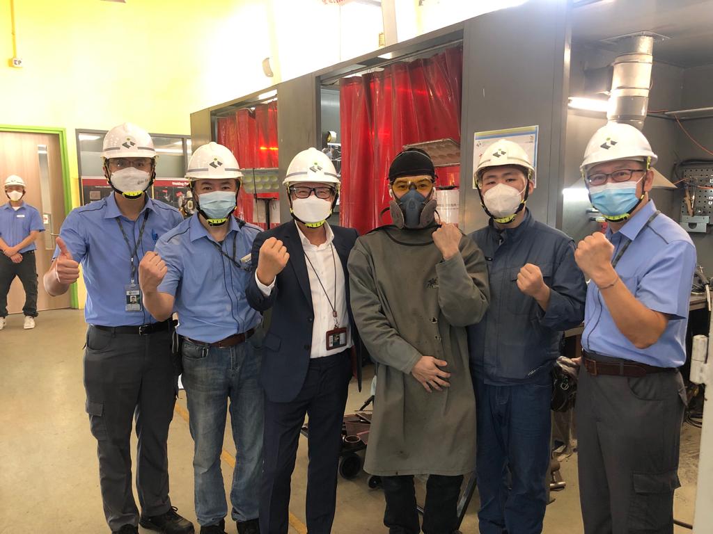 世界技能大赛选手打气活动