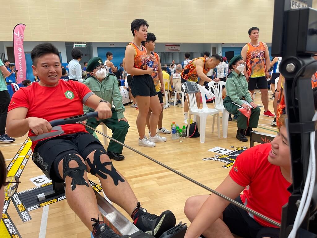 上水院校室內賽艇隊於香港室內划艇錦標賽2023勇奪佳績