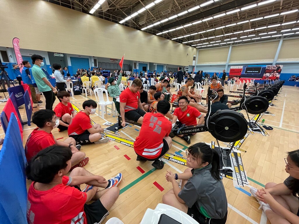 上水院校室內賽艇隊於香港室內划艇錦標賽2023勇奪佳績
