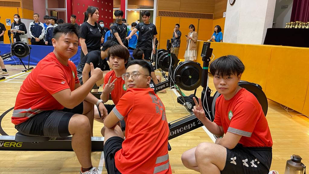 上水院校室內划艇隊於青年學院第七屆室內賽艇邀請賽獲獎
