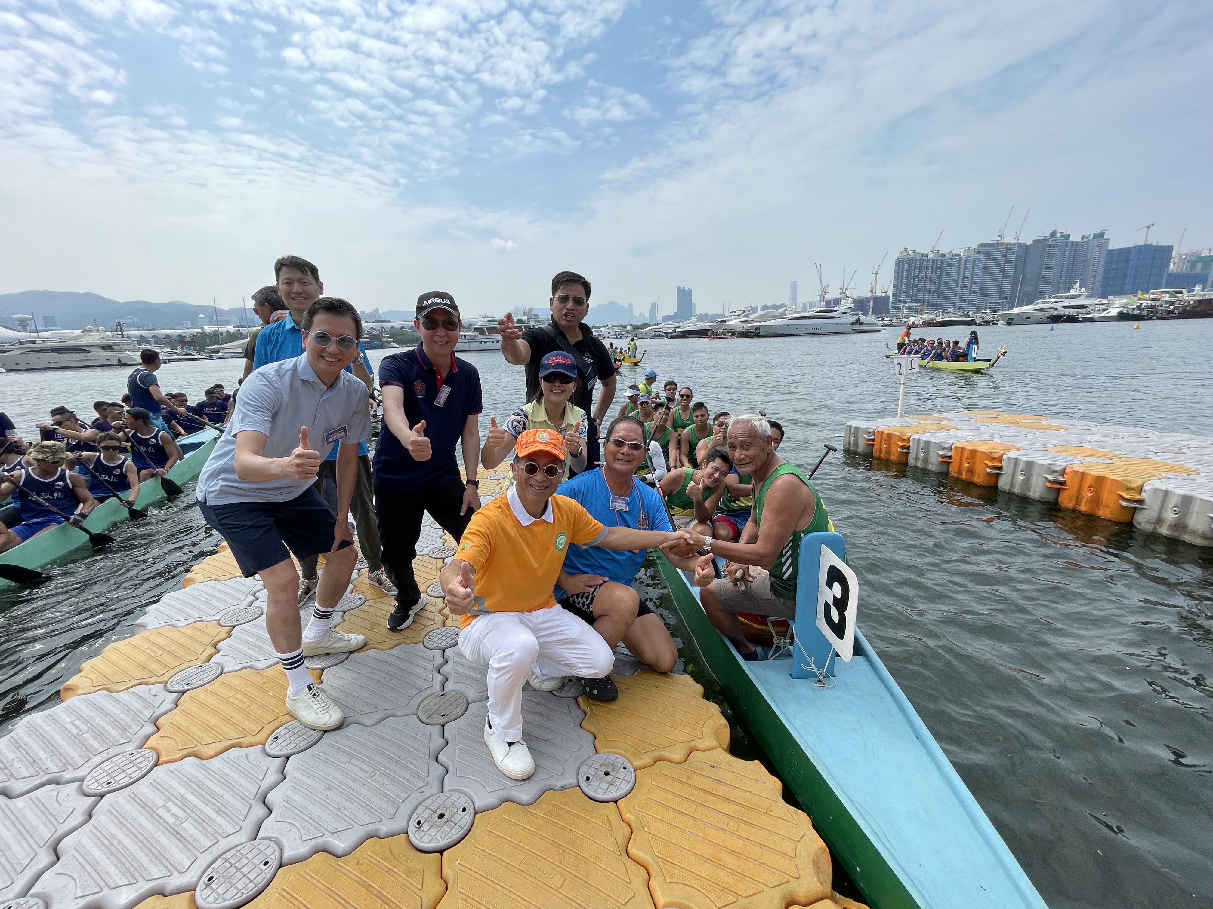 香港建造學院運動代表隊於第5屆觀塘海濱陽光龍舟賽勇奪佳績