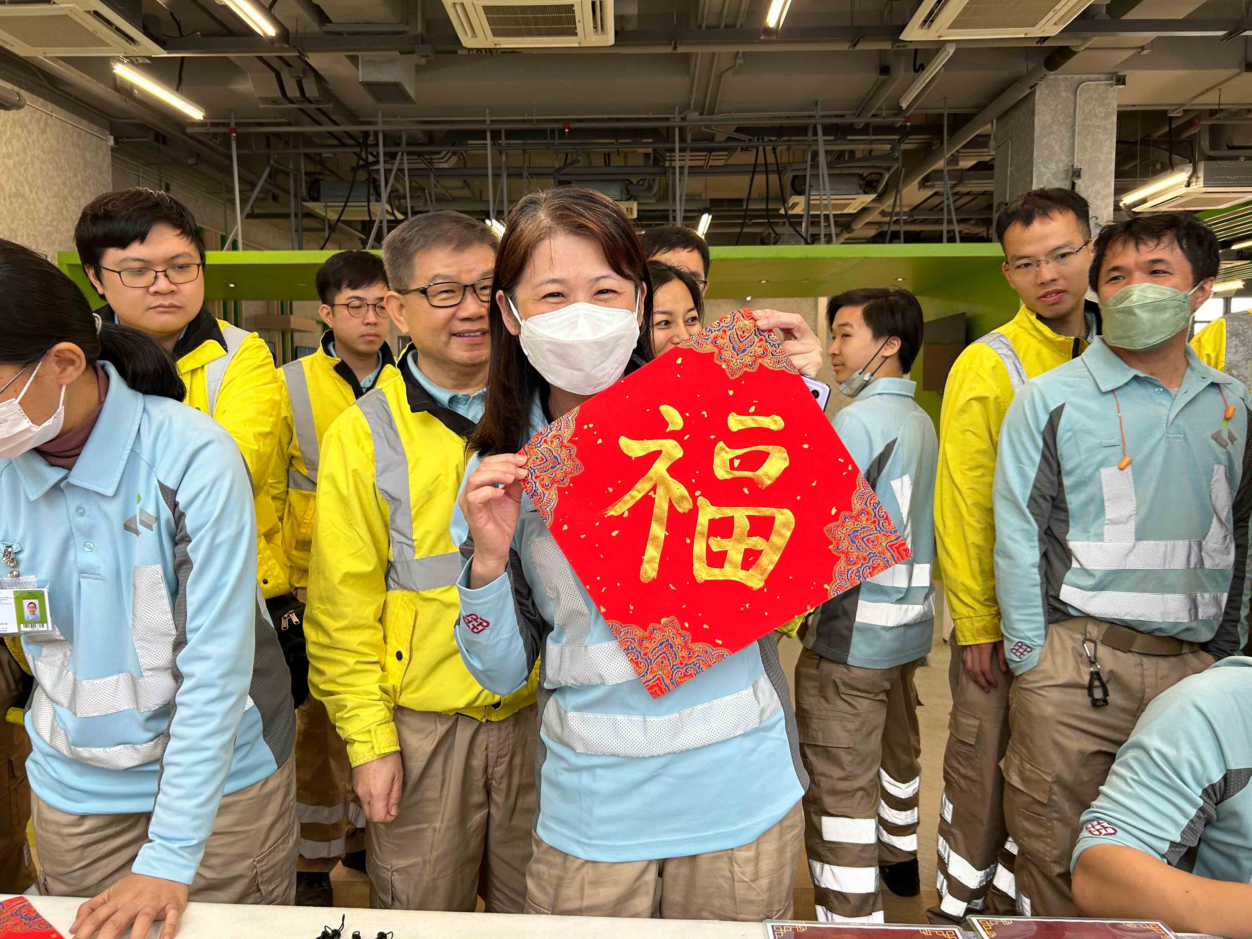 「龍年揮春迎新歲」午間活動