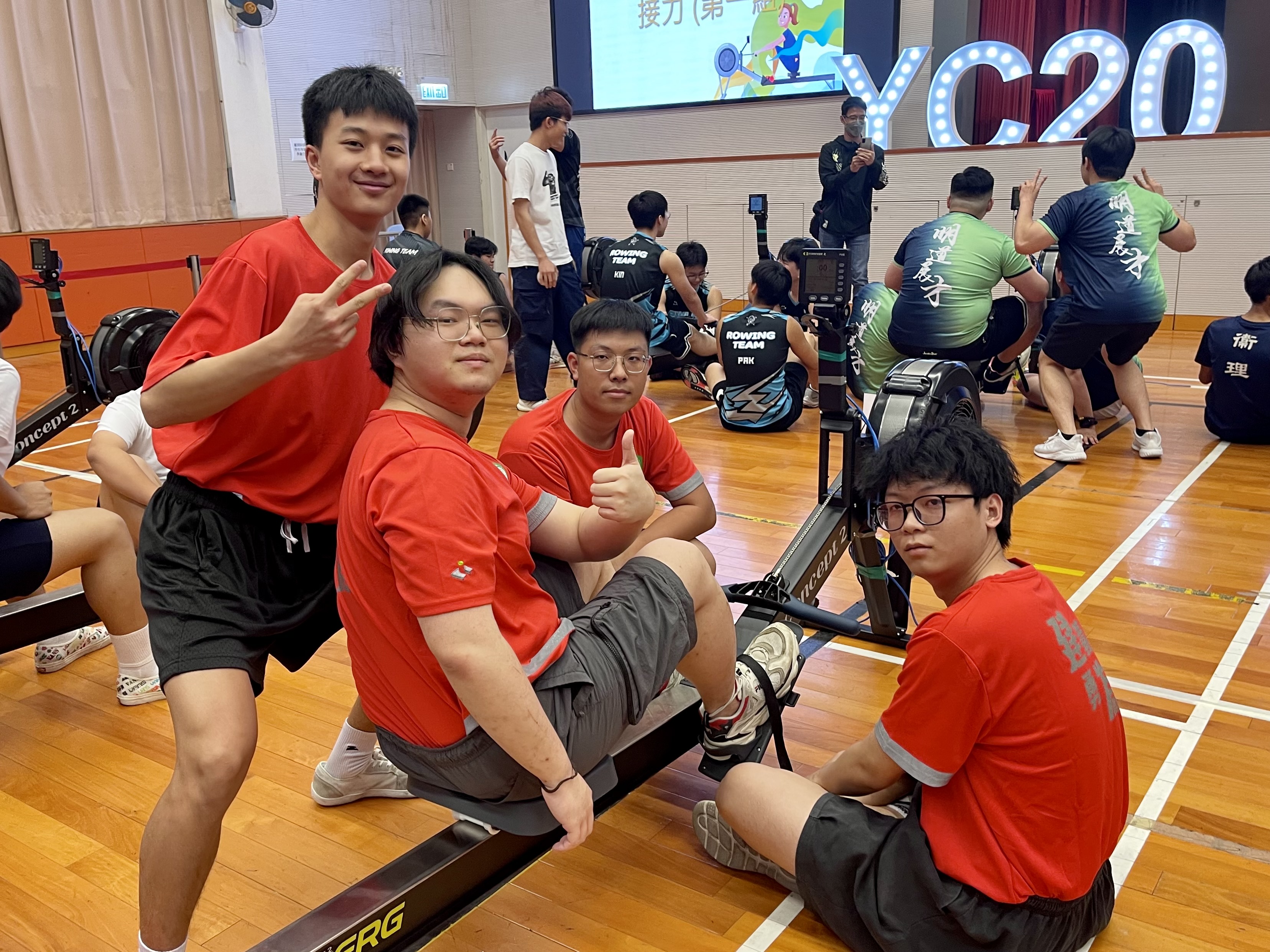 Youth College 20th Anniversary Indoor Rowing Competition