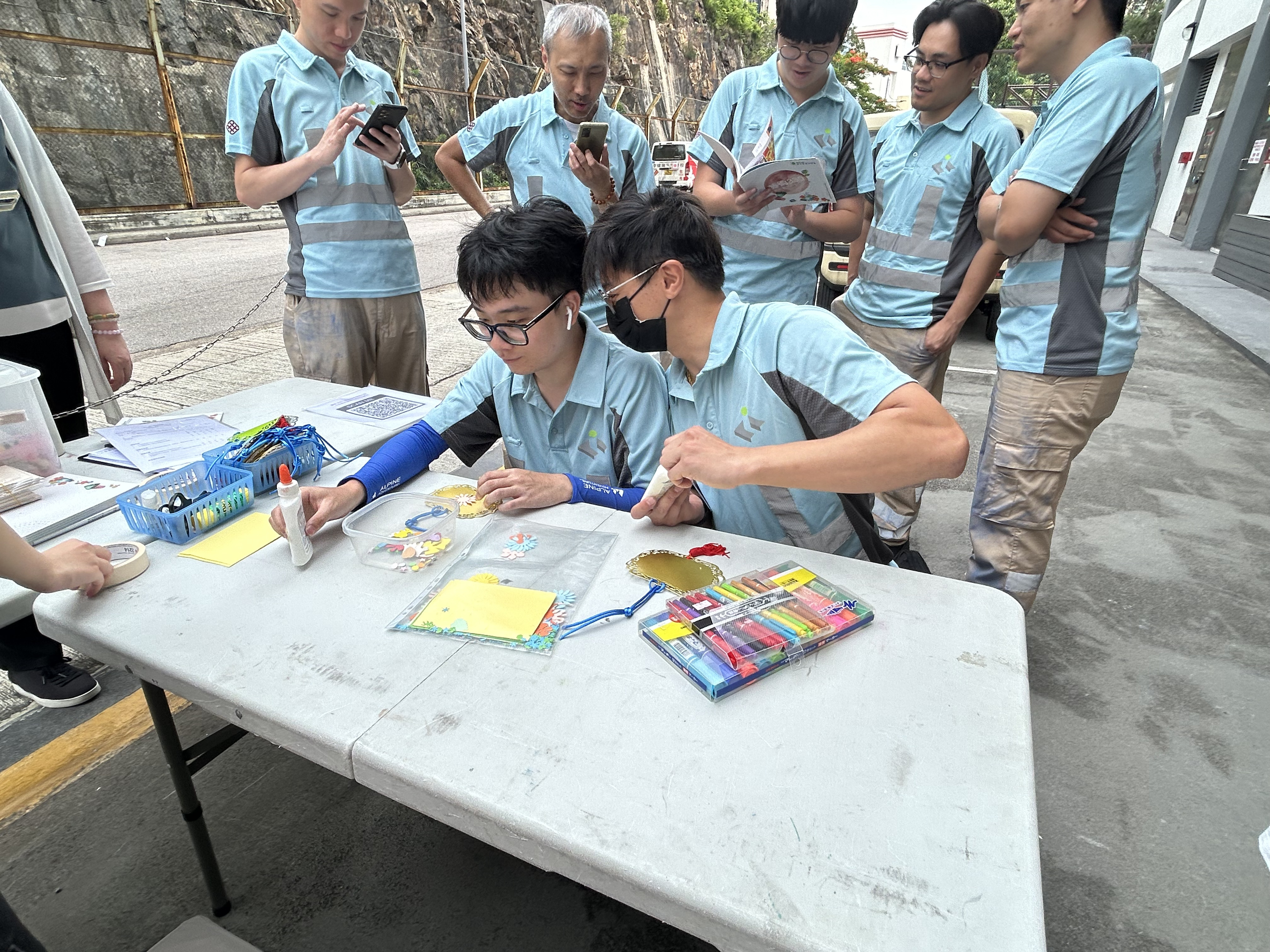 「精神健康流動宣傳車」午間活動
