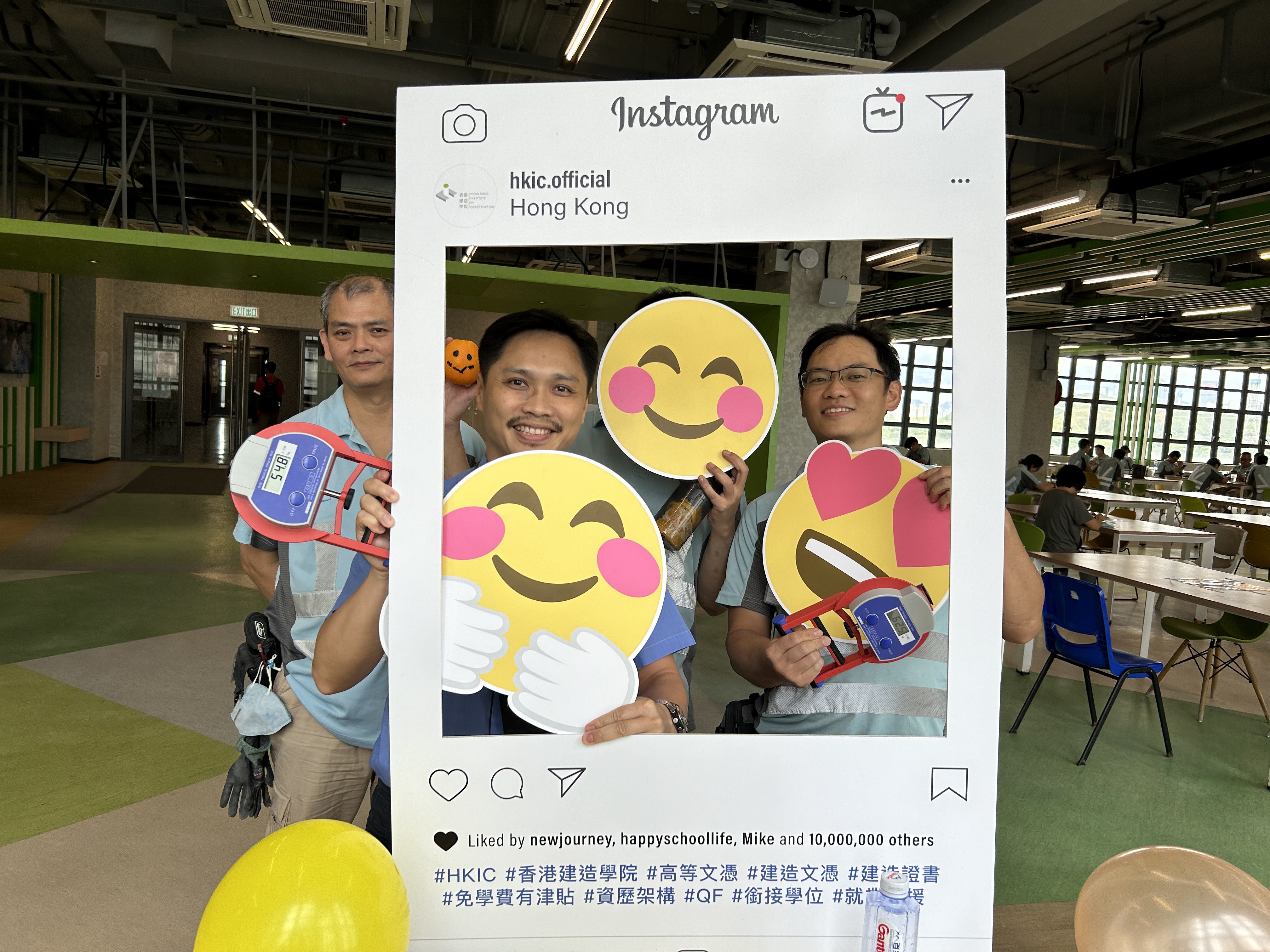 「香港建造学院．欢迎你」午间活动