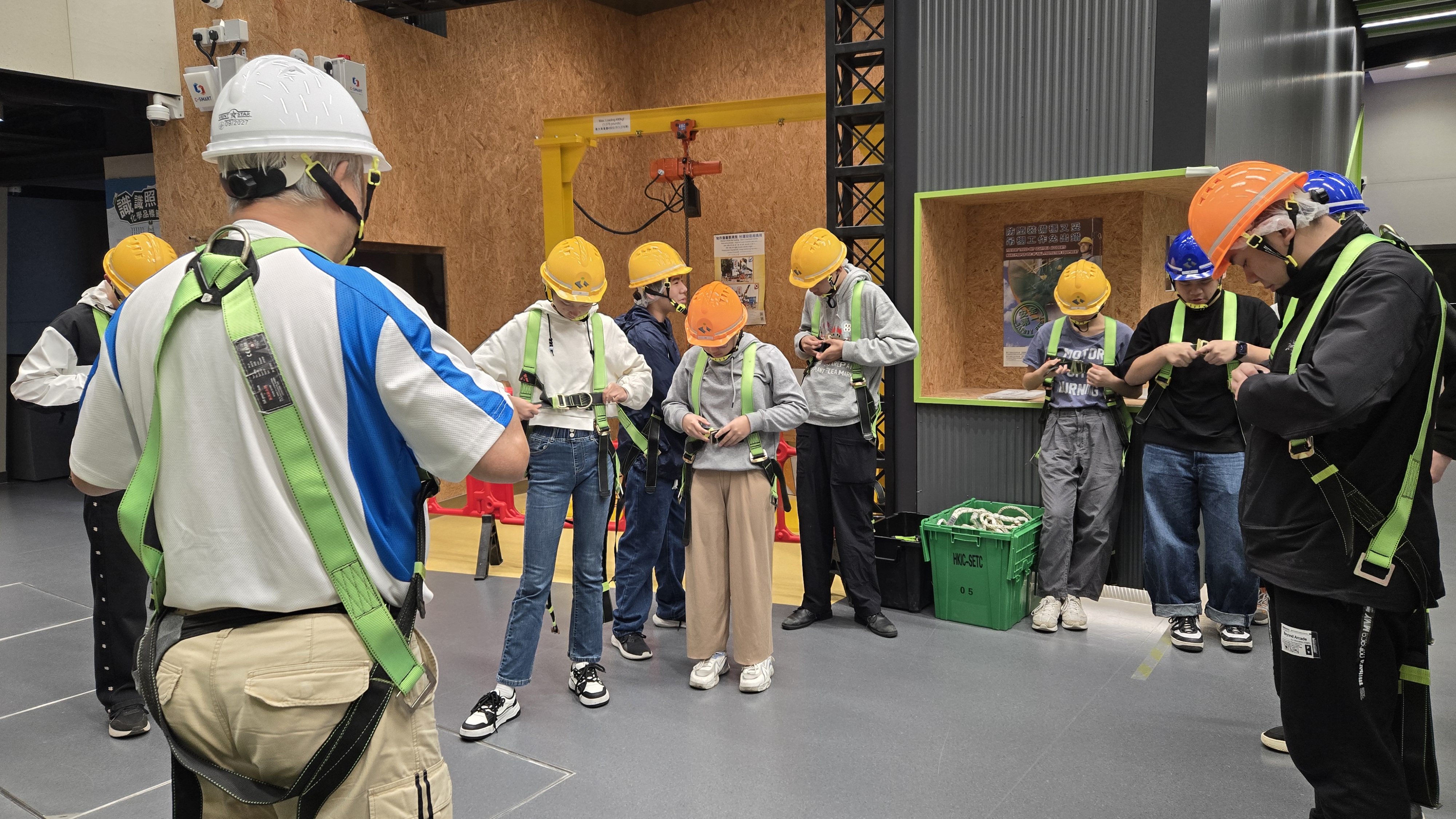 Skills Empowered Safety First! Participants of the WorldSkills Hong Kong Competition Attend Safety Training Course