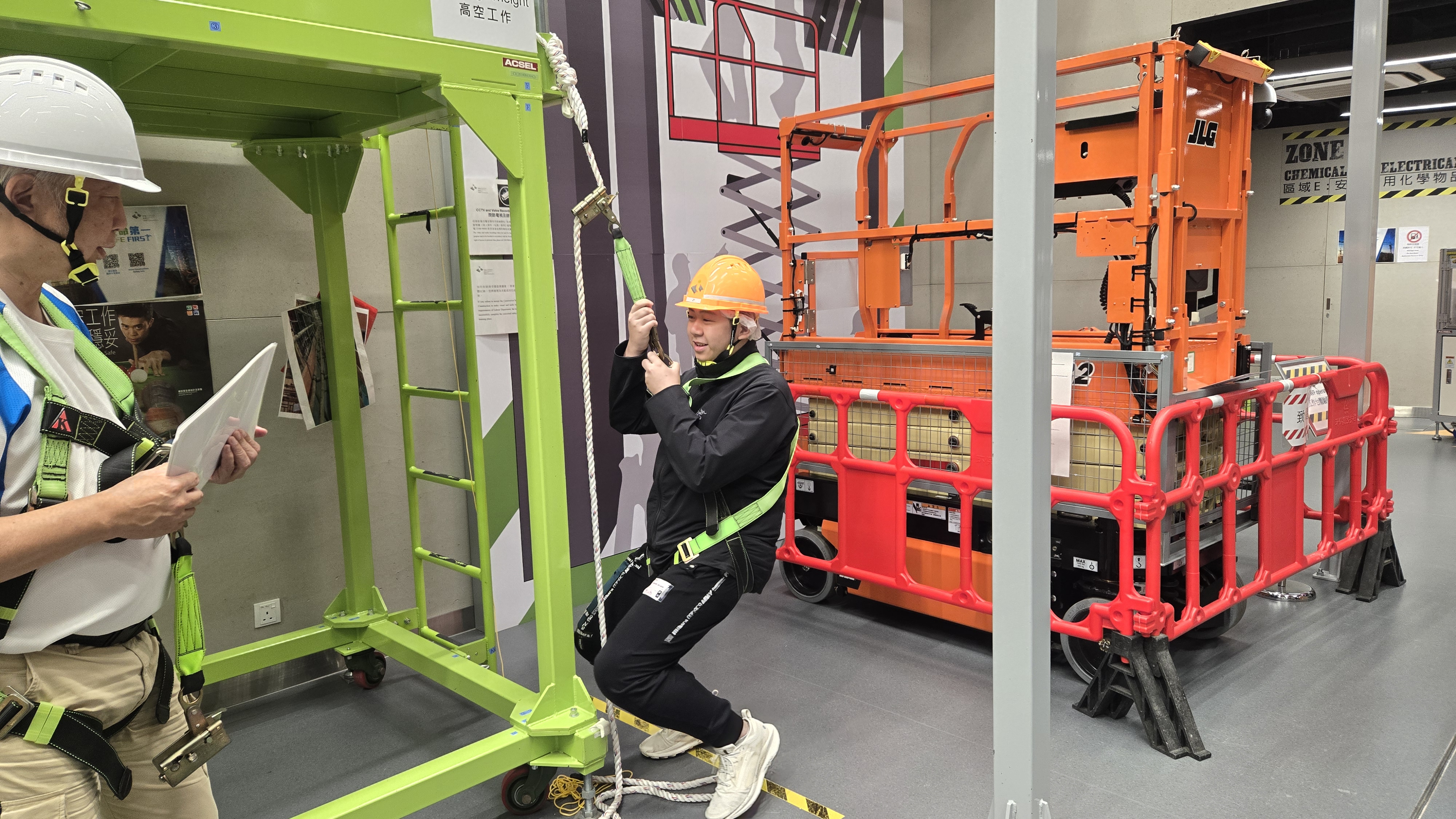 Skills Empowered Safety First! Participants of the WorldSkills Hong Kong Competition Attend Safety Training Course