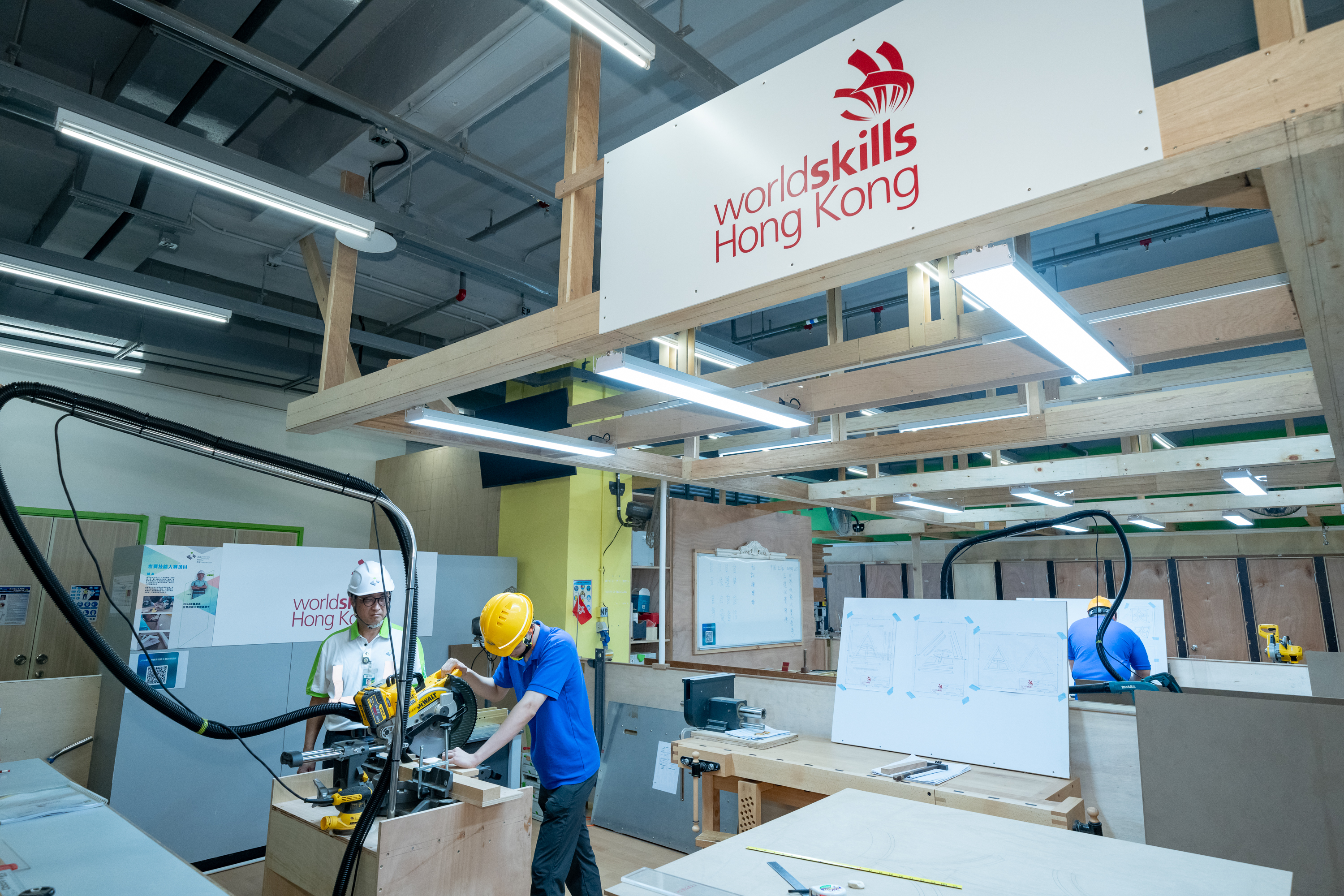 建造业议会世界技能大赛培训基地隆重揭幕