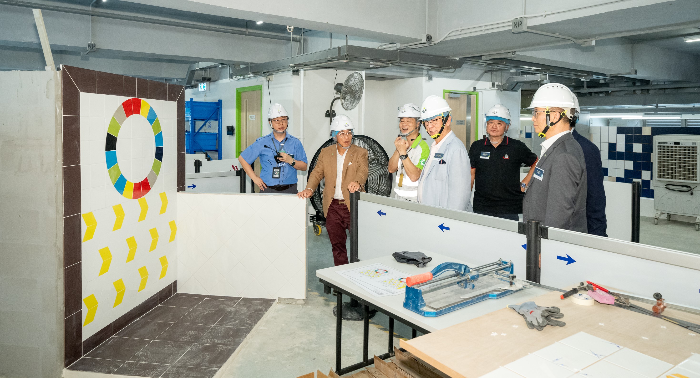 建造业议会世界技能大赛培训基地隆重揭幕