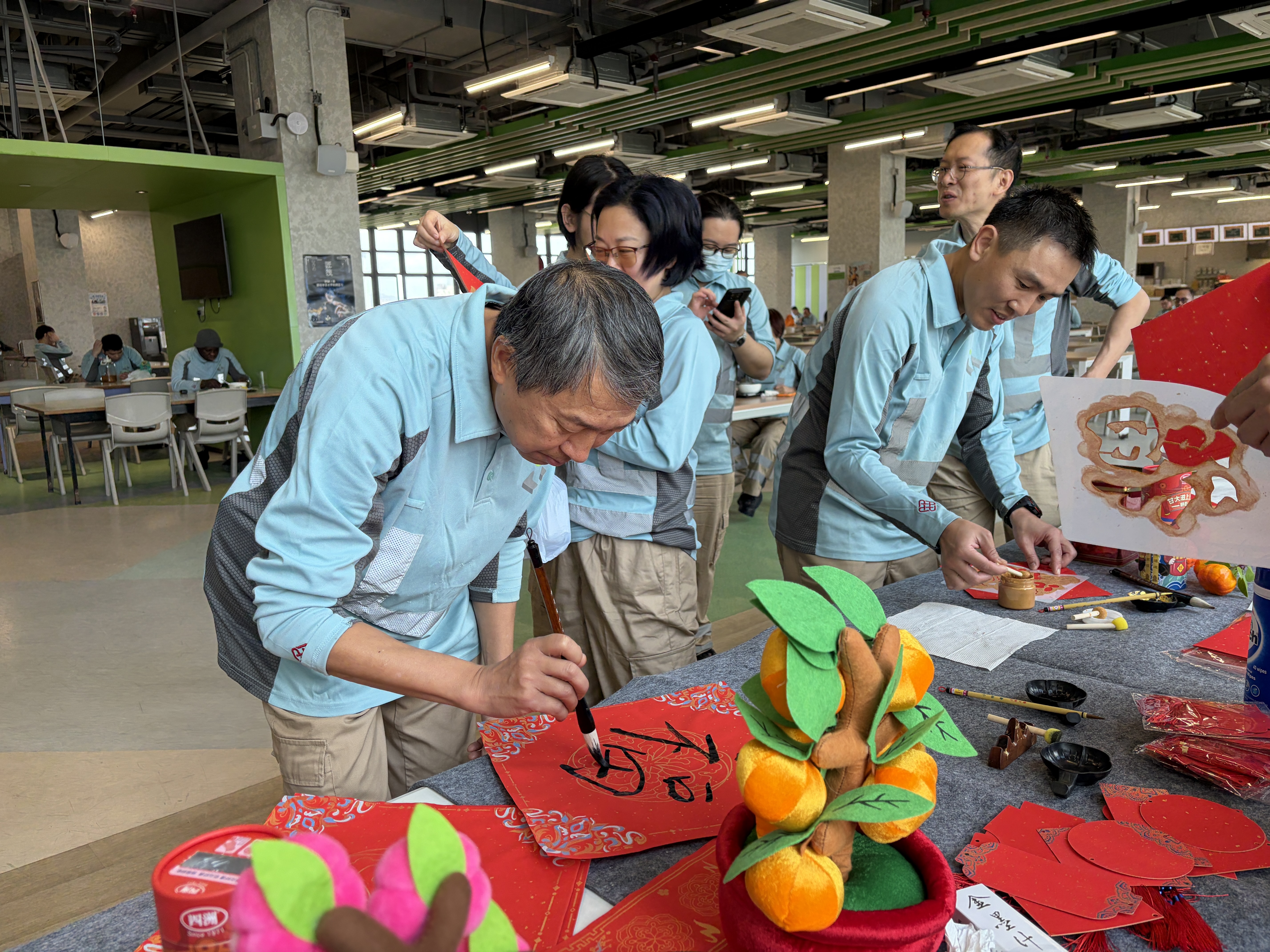 Fai Chun Writing for the Chinese New Year