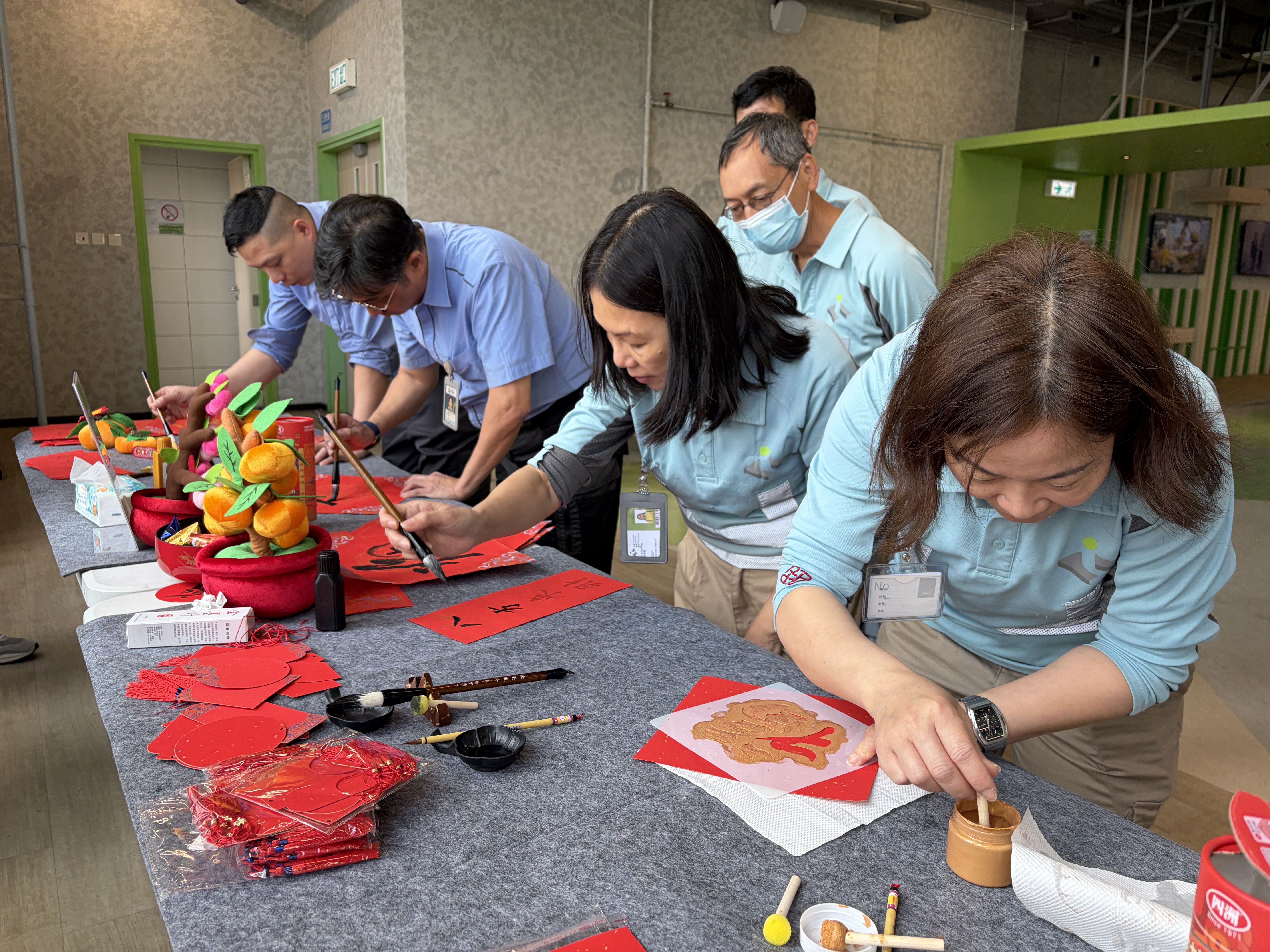 Fai Chun Writing for the Chinese New Year