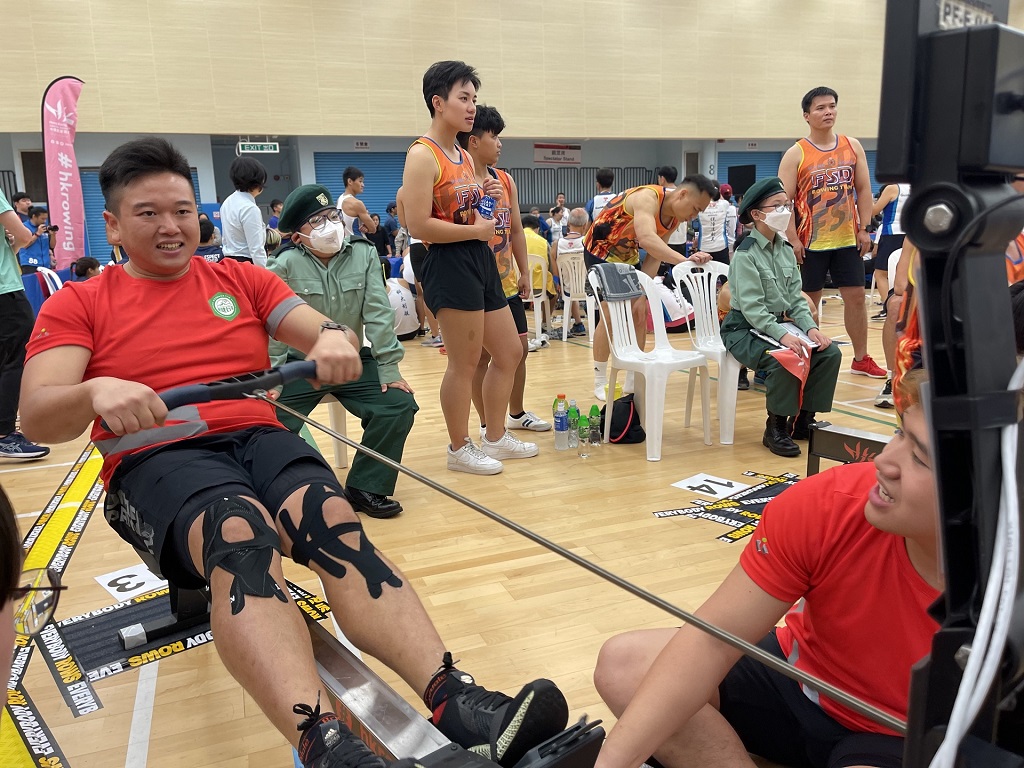 上水院校室內賽艇隊於香港室內划艇錦標賽2023勇奪佳績