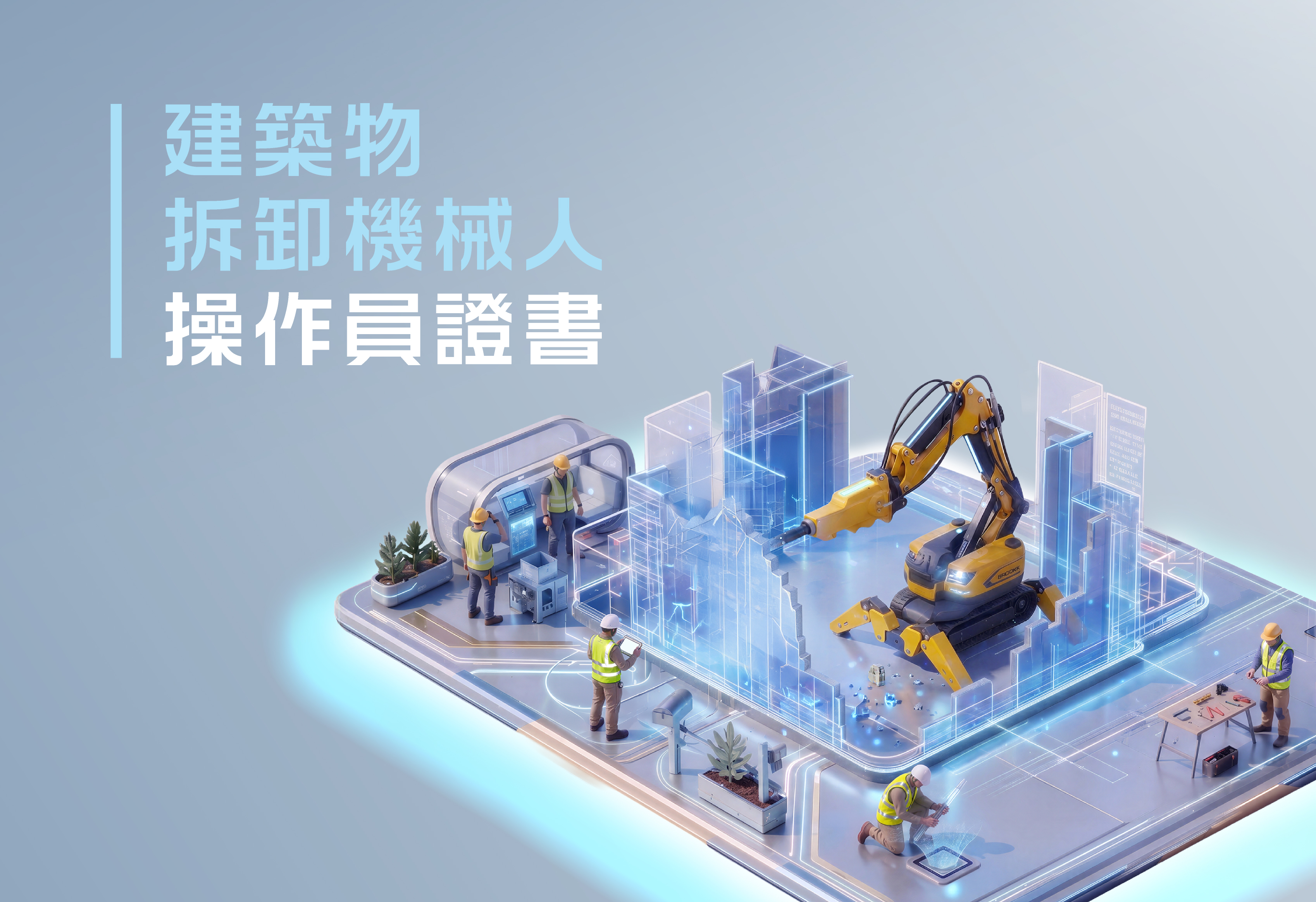 建築物拆卸機械人操作員證書的圖片